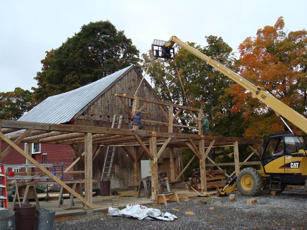 Antique Barn Restoration, Pomfret, VT