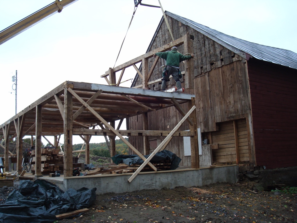 Antique Barn Restoration, Pomfret, VT