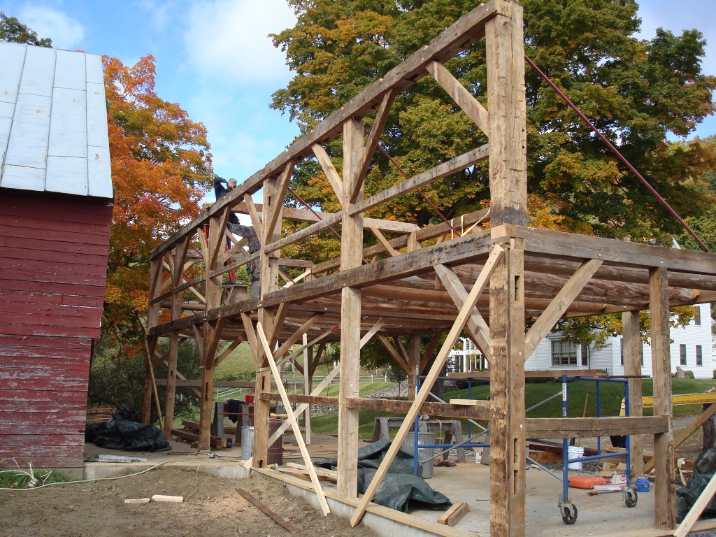 Antique Barn Restoration, Pomfret, VT