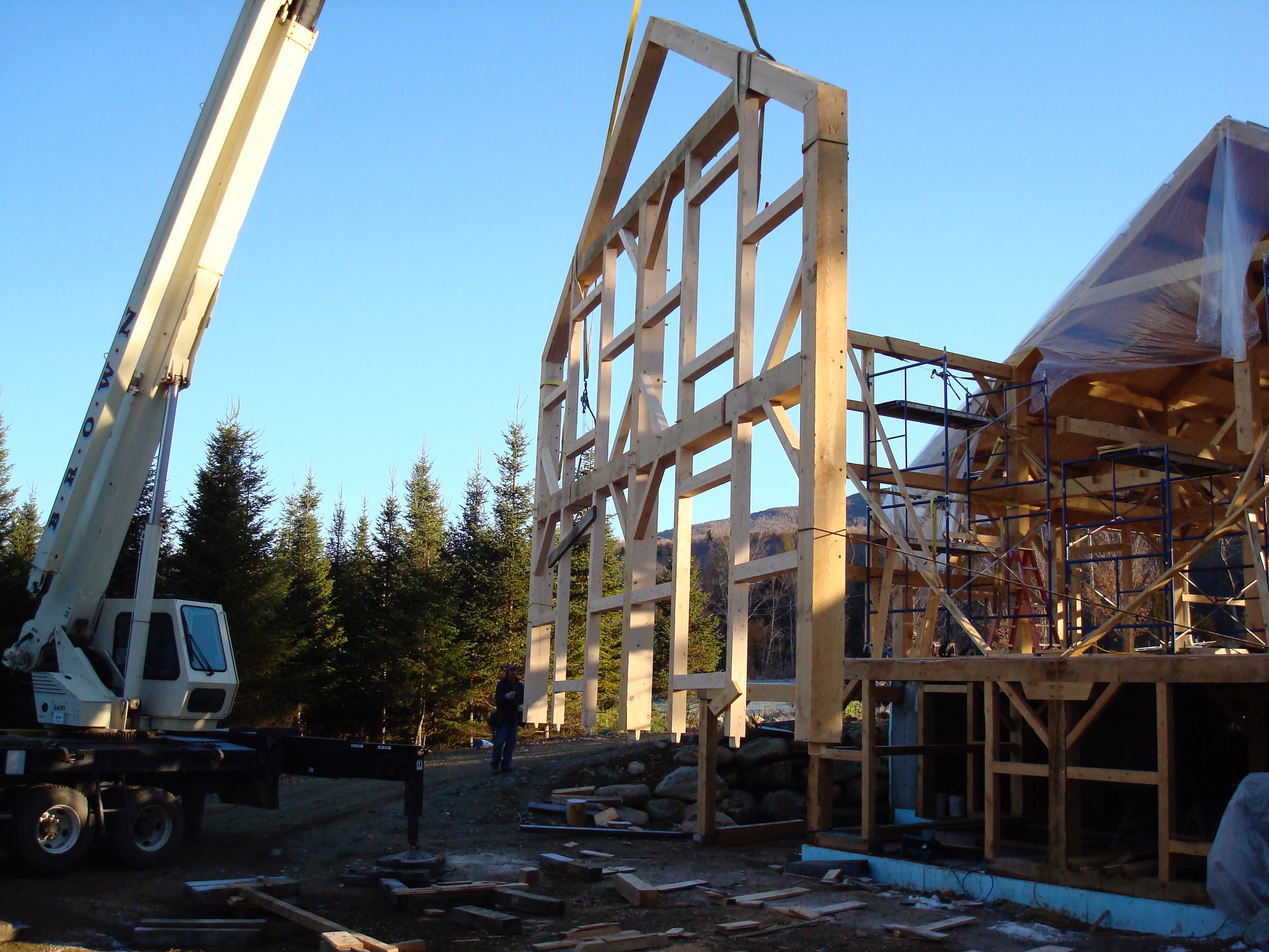 Timber Frame, Bristol, VT