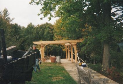 PAST - Garden Pergola, Bridgewater, Vermont 